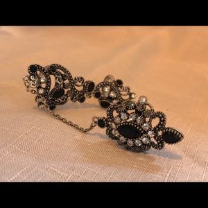 Adjustable Double Finger Midi Ring